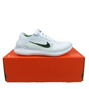 Nike Free RN Flyknit 2018 Women's Size 8 Running Shoes White NEW